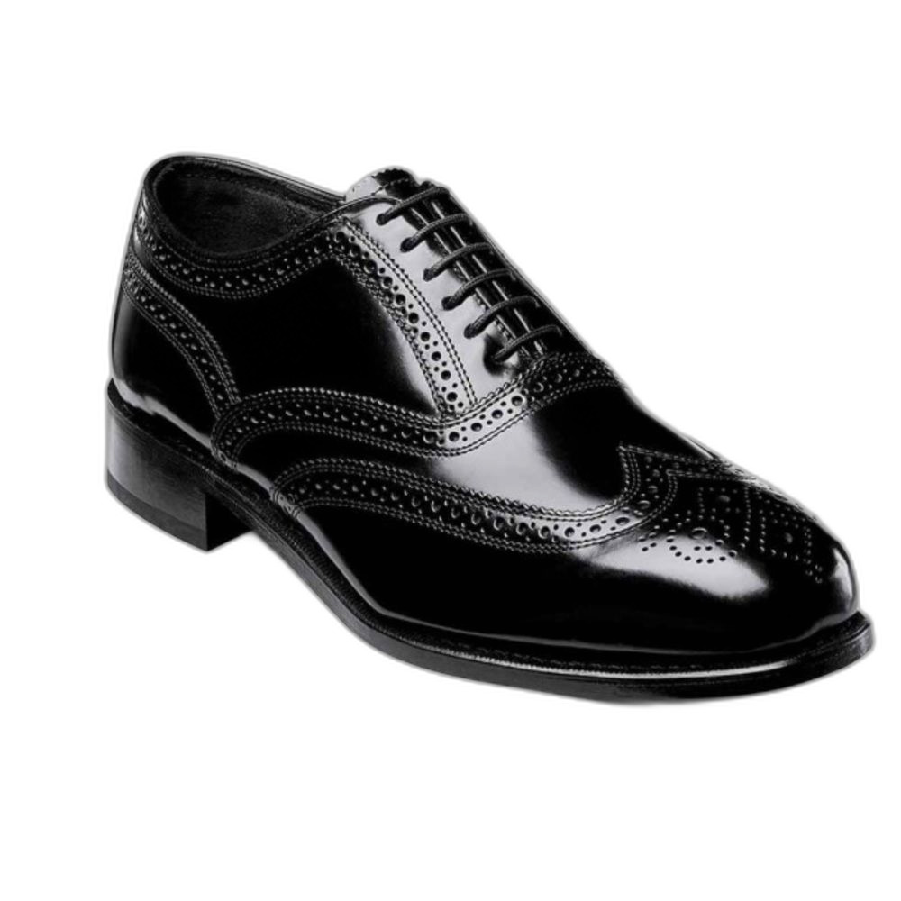 Florsheim Men's Lexington Black Leather Wingtip Oxford Dress Shoe Size 10.5D
